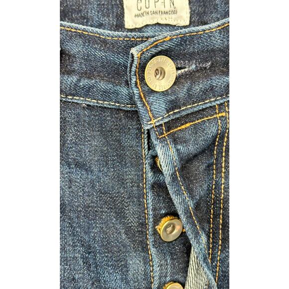 Cop.Copine Jean Blue Dark Wash Straight Leg Western Casual Normcore Size 30 - Picture 4 of 12